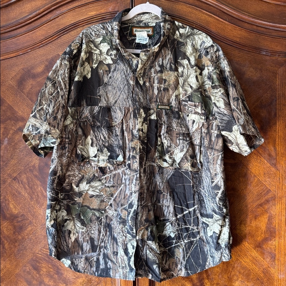 Remington Men’s Camouflage Outdoor Short Sleeve Shirt size XXL